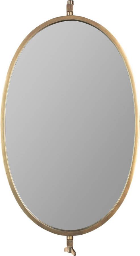 Housecraft Living Housecraft Lara Spiegel Wandspiegel Ovaal Goud