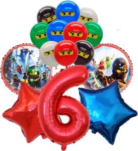 Felizdecorations Lego Ninjago Ballonnen Set 6 Jaar 15-delig