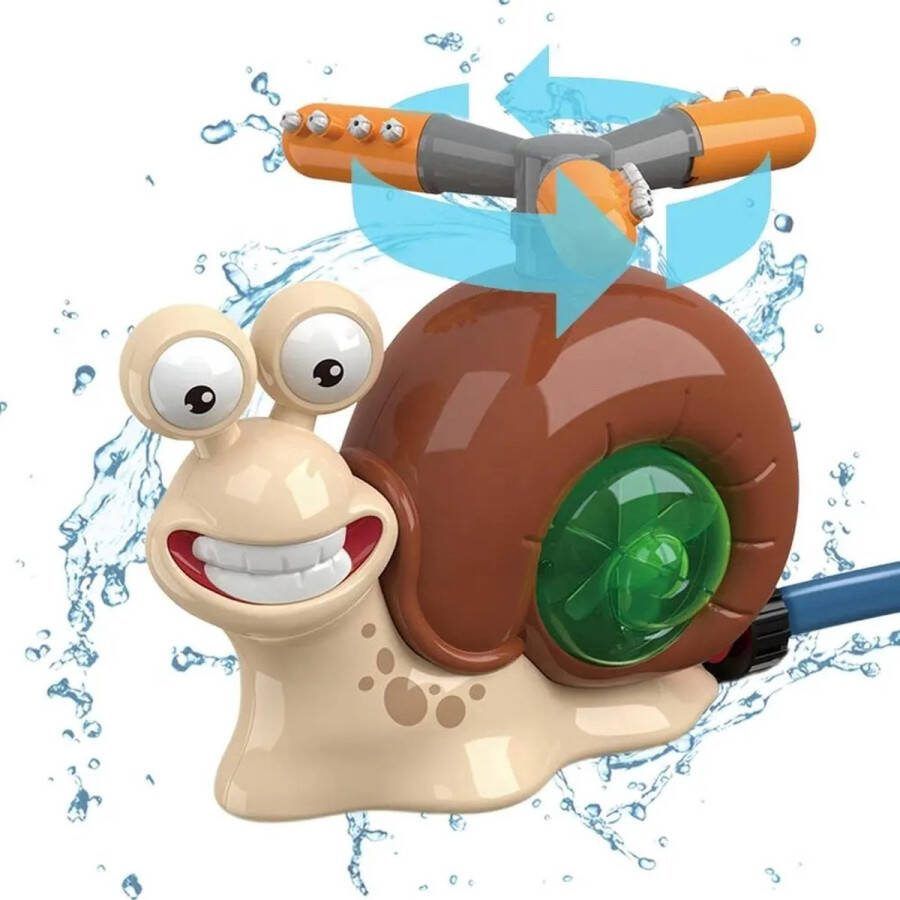 FEMUR Waterspeelgoed – Zomer Speelgoed – Speelgoed voor in de Tuin – Zwembadspeelgoed – Water Fontijn – Badspeelgoed – Buitenspeelgoed – Waterpistool – Waterballon – Water Sprinkler Blije Slak