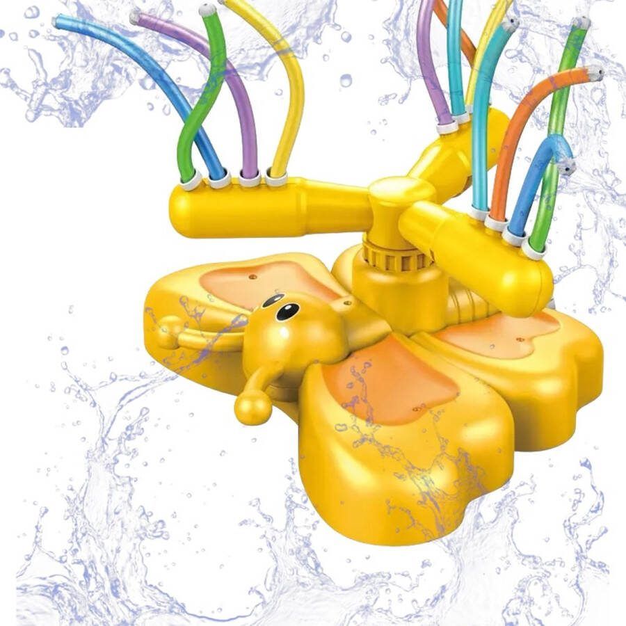 FEMUR Waterspeelgoed – Zomer Speelgoed – Speelgoed voor in de Tuin – Zwembadspeelgoed – Water Fontijn – Badspeelgoed – Buitenspeelgoed – Waterpistool – Waterballon – Water Sprinkler Vlinder