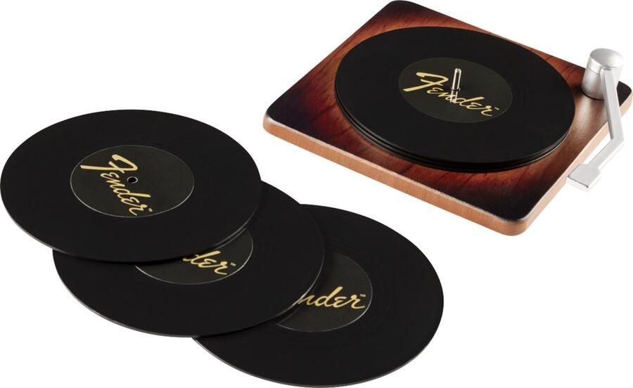 FENDER Sunburst Turntable Coaster Set Overige