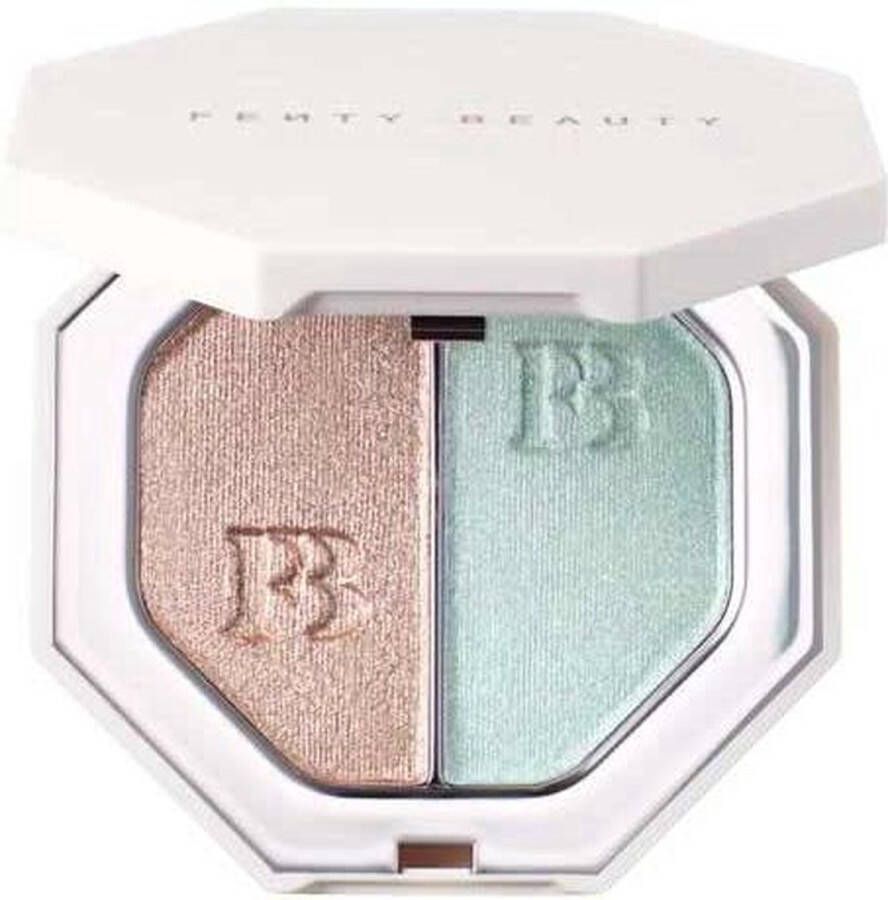 Fenty Beauty Foil Freestyle Highlighter Duo Sand Castle Mint'd Mojito
