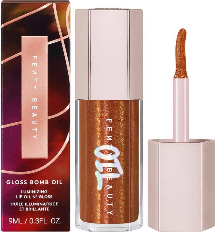Fenty Beauty Gloss Bomb Oil Luminizing Lip Oil N' Gloss Lipgloss Fro$ted Bunz