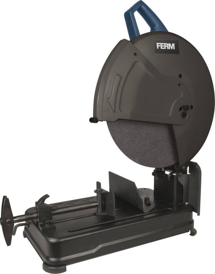 FERM Industrial – COM1007P Metaalafkortmachine 2300W – Diameter Slijpschijf 355MM Recht en Verstek Slijpen Rechthoek L-vorm Rond Diepte instellingen 4 meter rubberen kabel Standaard Snel -Instellingen Professioneel