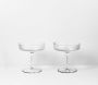 Ferm Living Ripple Glass Champagneglas- Set van 2 - Thumbnail 1
