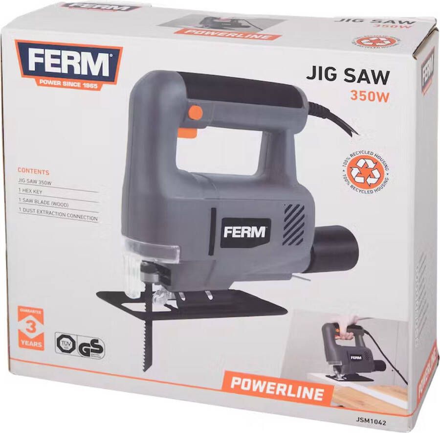 FERM Powerline decoupeerzaag 350W 2M snoer