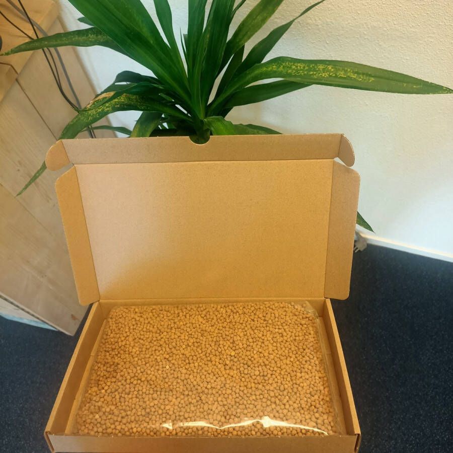 Ferrarium.nl Easycoat Tuinplantenmest 1 kg tuinplanten mest korrel korrelvorm tuinplantenmest langszame afgifte plantenvoeding jaarlijkse plantenvoeding chloorarm meststof