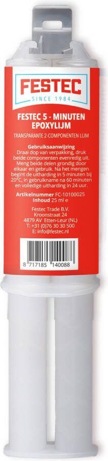 Festec 5-minuten Epoxylijm 25ml