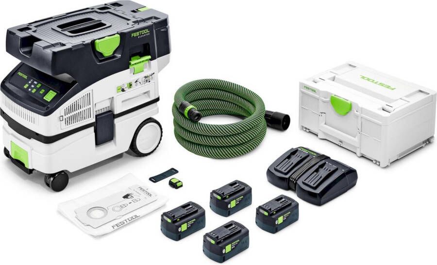 Festool CTLC MINI I-Plus Accustofzuiger 2x18V 5.0Ah 577670