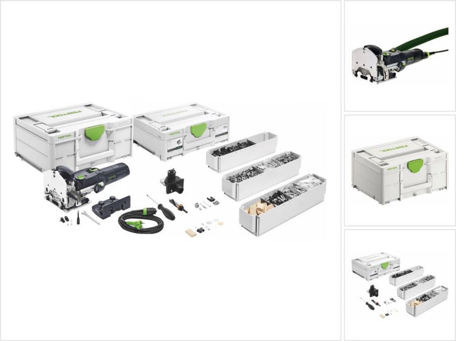 Festool DF 500 Q-Plus deuvelfrees 420 W 4 10 mm + Systainer ( 576413 ) + KV-SYS D8 DOMINO verbindingsprogramma ( 576797 )