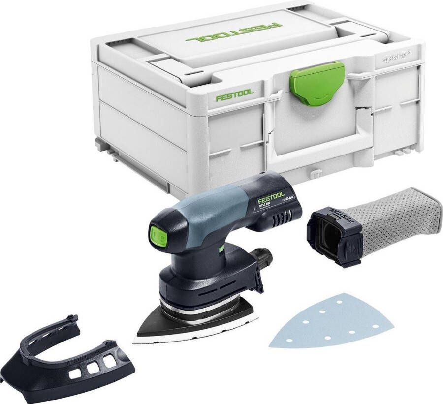 Festool DTSC 400-Basic 18V Li-Ion accu deltaschuurmachine body in systainer 100x150mm koolborstelloos