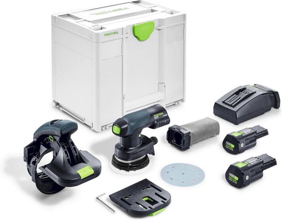 Festool ES-ETSC 125 3 0 I-Plus Accu Kantenschuurmachine 18V 3.0Ah in Systainer 577697