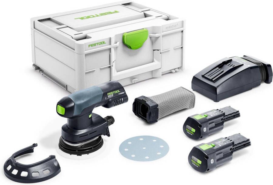 Festool ETSC 125 3 0 I-Plus Accu Excenterschuurmachine 18V 3.0Ah in Systainer 577694