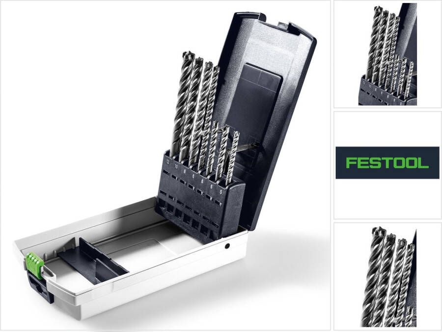 Festool hamerboren SDS set D5-D12 7-delig SDS-Plus in praktische doos ( 204070 )