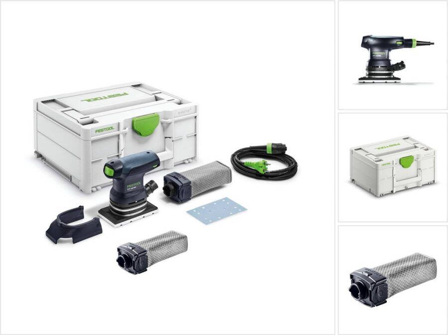 Festool RTS 400 REQ-Plus schraper 125 B 80 x 130 mm + systainer ( 576057 ) + SB-Longlife RTS DTS ETS stofzak ( 201693 )