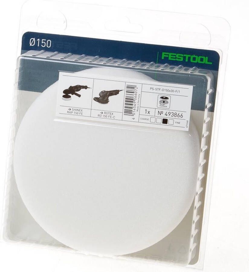 Festool Festo spons wit PS STF-dia 150X30mm