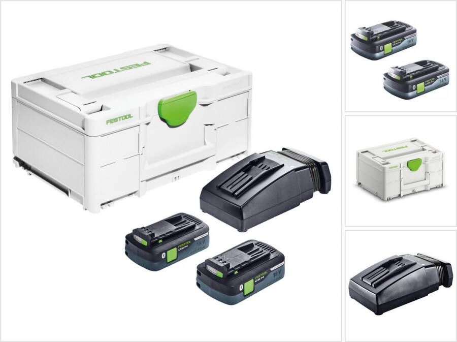 Festool SYS3 ENG 18V 2x4 0 TCL6 Energie Set