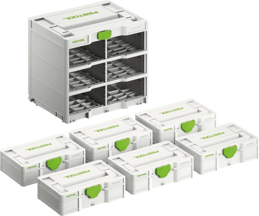 Festool SYS3-RK 6 M 337-Set Systainer³ Rack 577816