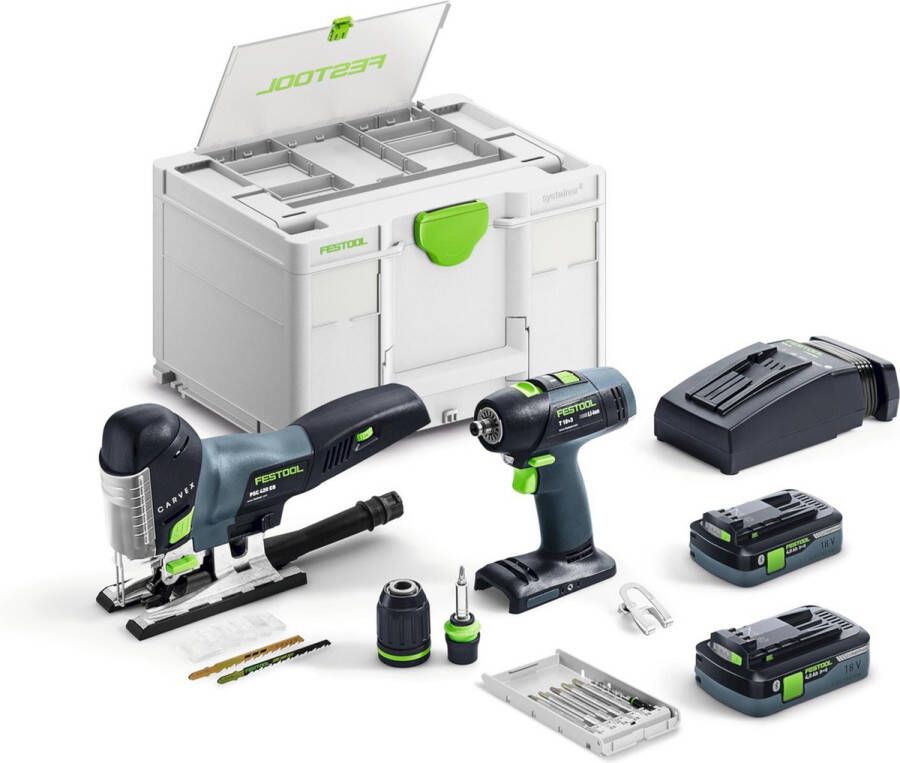 Festool T 18+3 PSC 420 HPC I-Set Accu Combiset 18V 4.0Ah in Systainer 577630