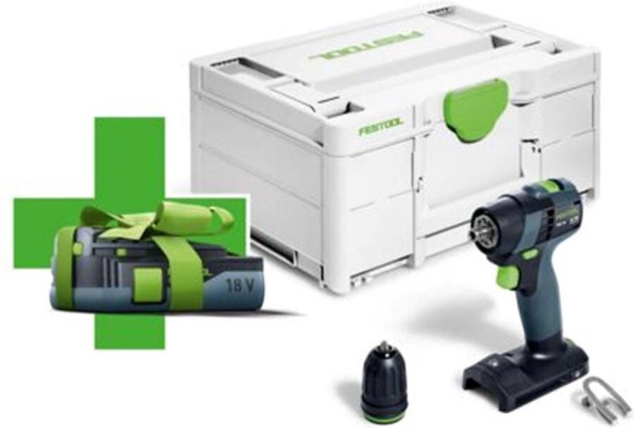 Festool TXS 18-Basic-3 0 Accu Schroefboormachine 18V 3.0Ah in Systainer 578064