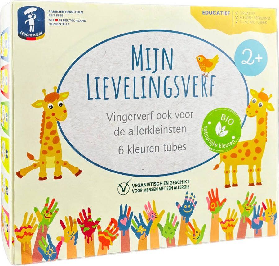 Feuchtmann Mijn Lievelings Vingerverf 6x75gr