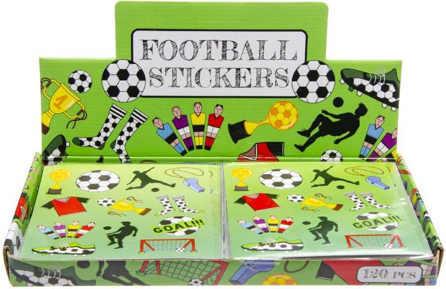 FG Voetbal Stickers 120 Vellen 1440 Stickers Uitdeelcadeaus Traktatie voor Kinderen Stickers voor Kinderen