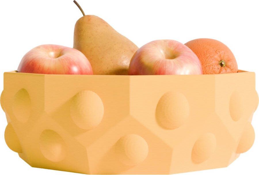 Fiastra Fruitschaal Bioplastic fruitmand fruitschaal geel