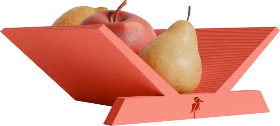 Fiastra Merano Fruitschaal Rood Design Editie