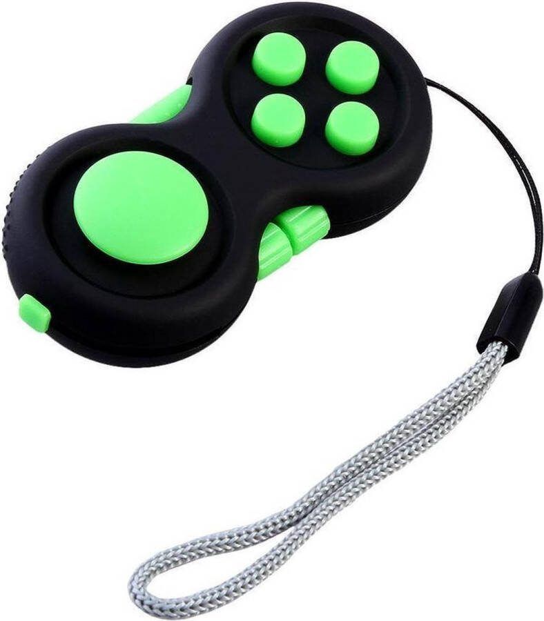 Fidget Cube Fidget pad Calm pad Tik tok Pop it Friemelkubus Fidget toys Fidget toy Simple dimple Antistress Speelgoed Stress verlagend Joystick Gratis koord Blauw
