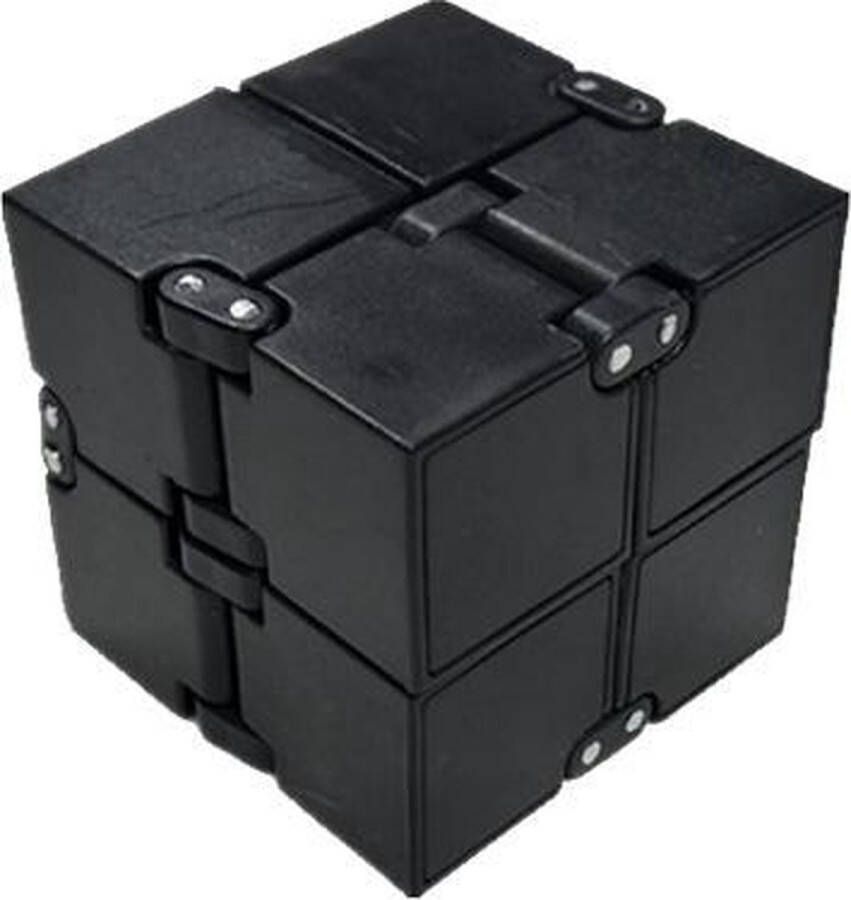 Fidget Cube Infinity cube fidget toys zwart Schoencadeautjes sinterklaas