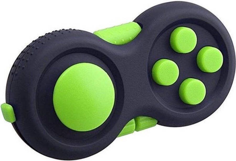 Fidget pad Calm pad Tik tok Fidget cube Pop it Friemelkubus Fidget toys Fidget toy Simple dimple Antistress Speelgoed Stress verlagend Joystick Gratis koord Groen