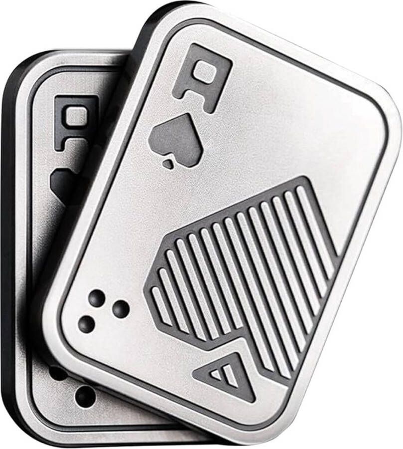 FidgetFun 1 x metalen poker speelgoed fidget speelgoed voor volwassenen fidgetslider speelgoed magnetisch sensorisch speelgoed draagbaar stressverminderend speelgoed