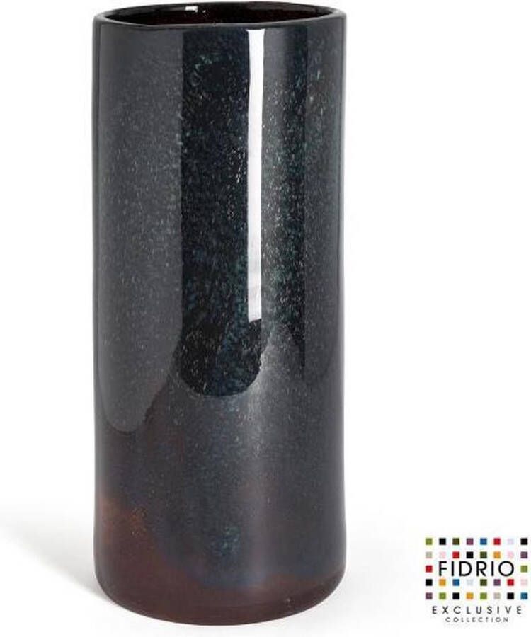Fidrio Design vaas Cilinder MOONLIGHT glas mondgeblazen diameter 17 cm hoogte 39 cm