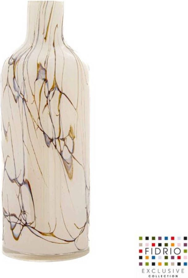 Fidrio Design Vaas Luciano LIGHTENING glas mondgeblazen bloemenvaas hoogte 40 cm
