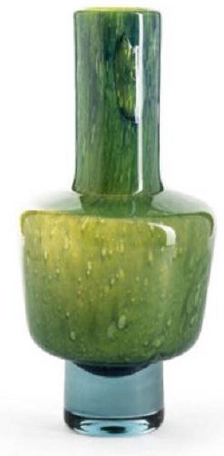Fidrio Design vaas Pearl ROSADO glas mondgeblazen bloemenvaas diameter 15 cm hoogte 20 cm