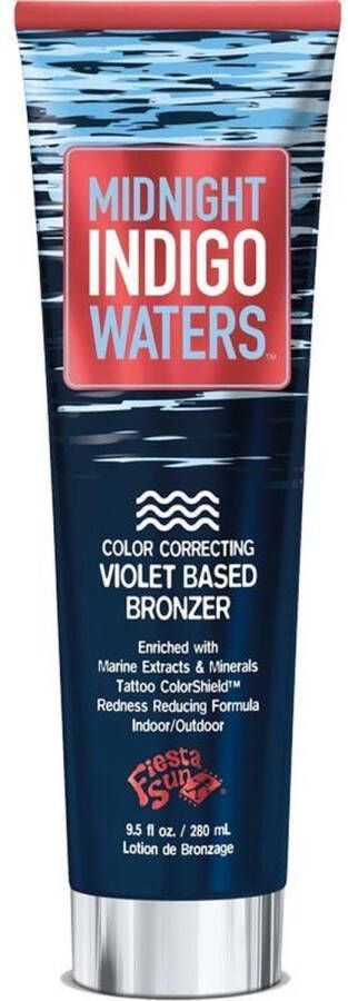 Fiesta Sun Midnight Indigo Waters Zonnebankcreme Violet Based Bronzer 280ml