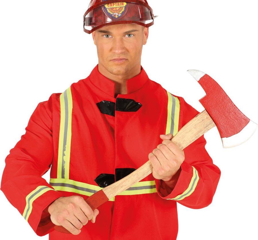 Fiestas Guirca Brandweer Bijl 60 Cm Pvc Bruin rood