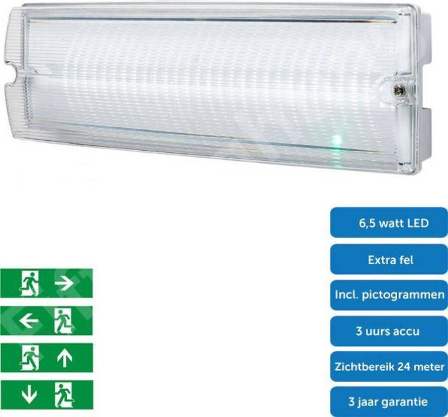 Fifty Lighting Led noodverlichting extra fel 6 5W 420 lumen