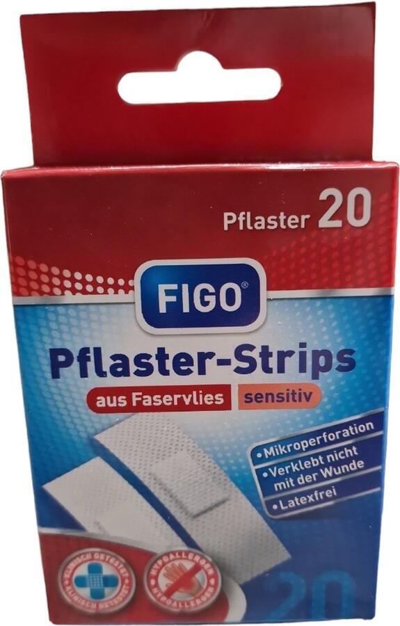 Figo waterafstotende pleister 20 stuks Sensitive