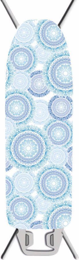 Figuretta Strijkplankhoes 150 X 60 CM universeel – 400 GR – Strijkplankovertrek Blauw-Wit