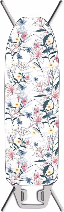 Figuretta Strijkplankhoes 150 X 60 CM universeel – 400 GR – Strijkplankovertrek Fleurig