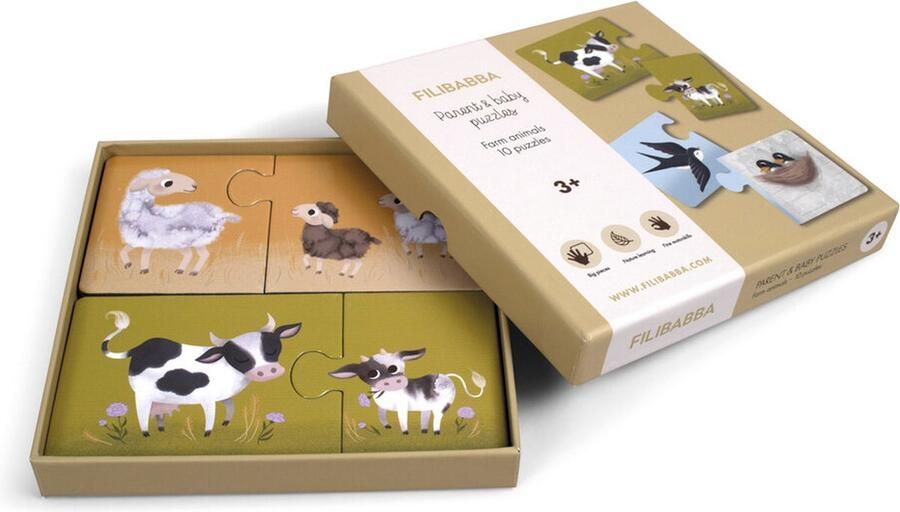 Filibabba duo puzzel boerderij
