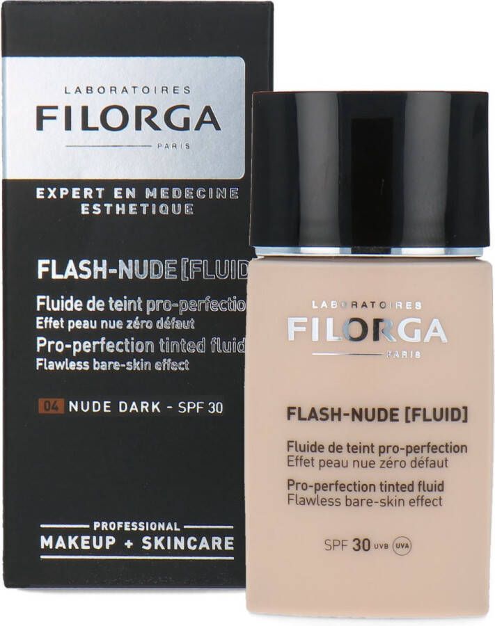 Filorga Paris Flash-Nude Double Action Tinted Fluid Foundation 30 ml 0.4 Nude Dark