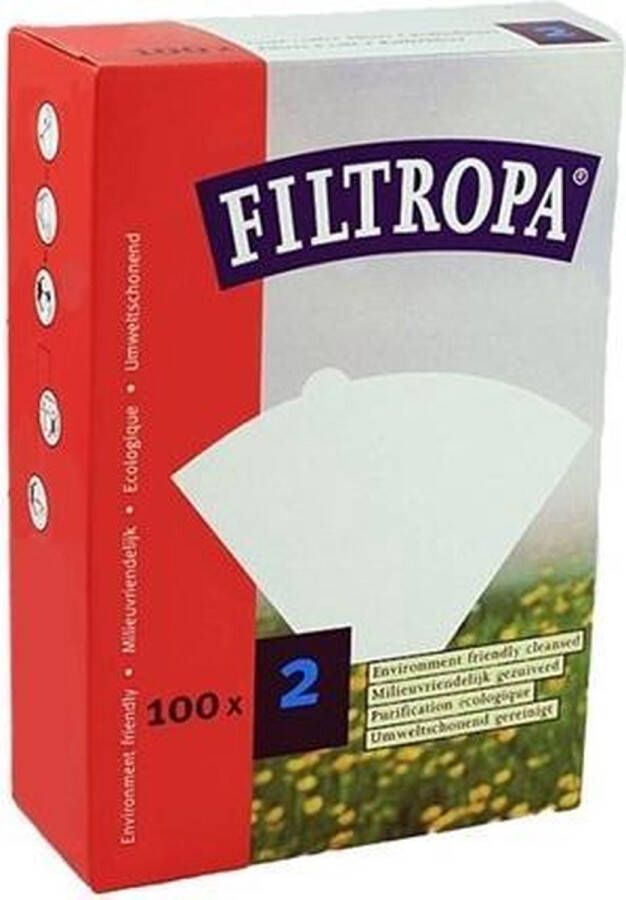 Filtropa Koffiefilters Nr.2 100 stuks (Cleverdripper S)