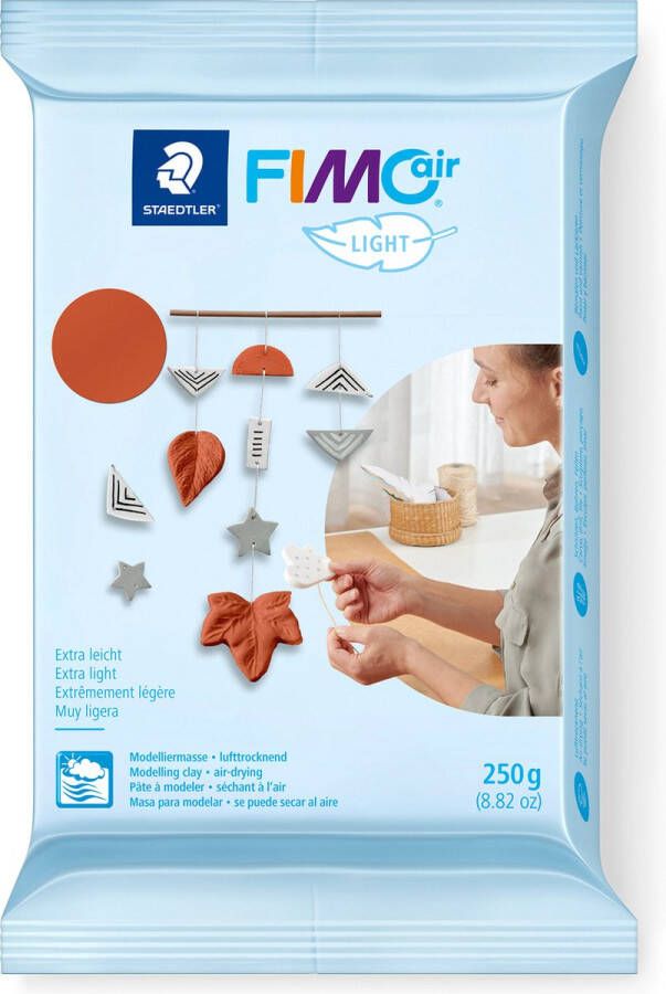 Fimo air light luchtdrogende boetseerklei 250g Terracotta