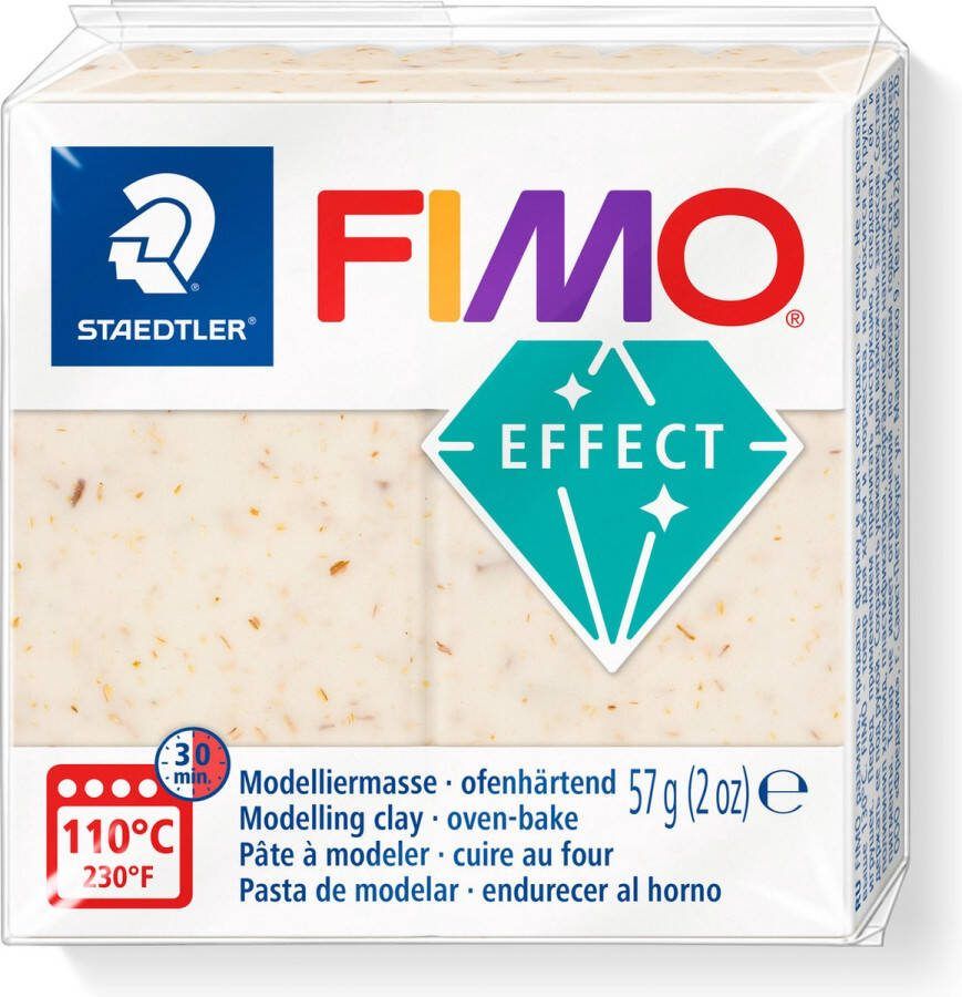 Fimo effect ovenhardende boetseerklei standaard blokje 57 g Botanical sunflower