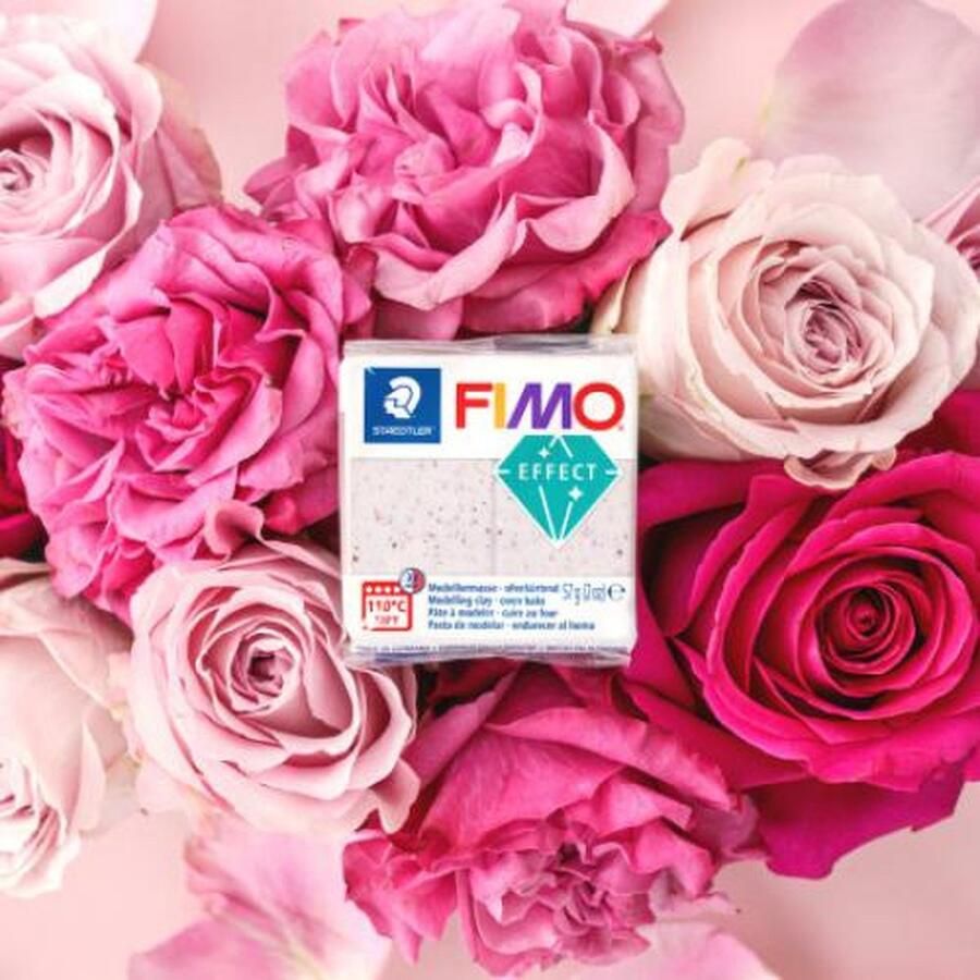 Fimo effect ovenhardende boetseerklei standaard blokje 57 g botanical rose