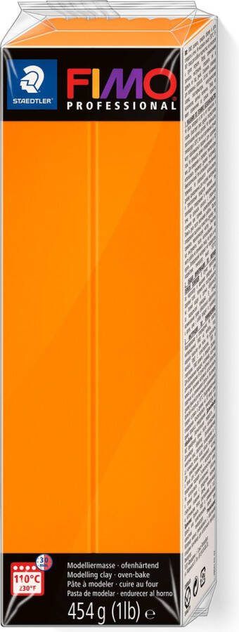 Fimo grootverpakking nr.4- 350 Gr Oranje professional