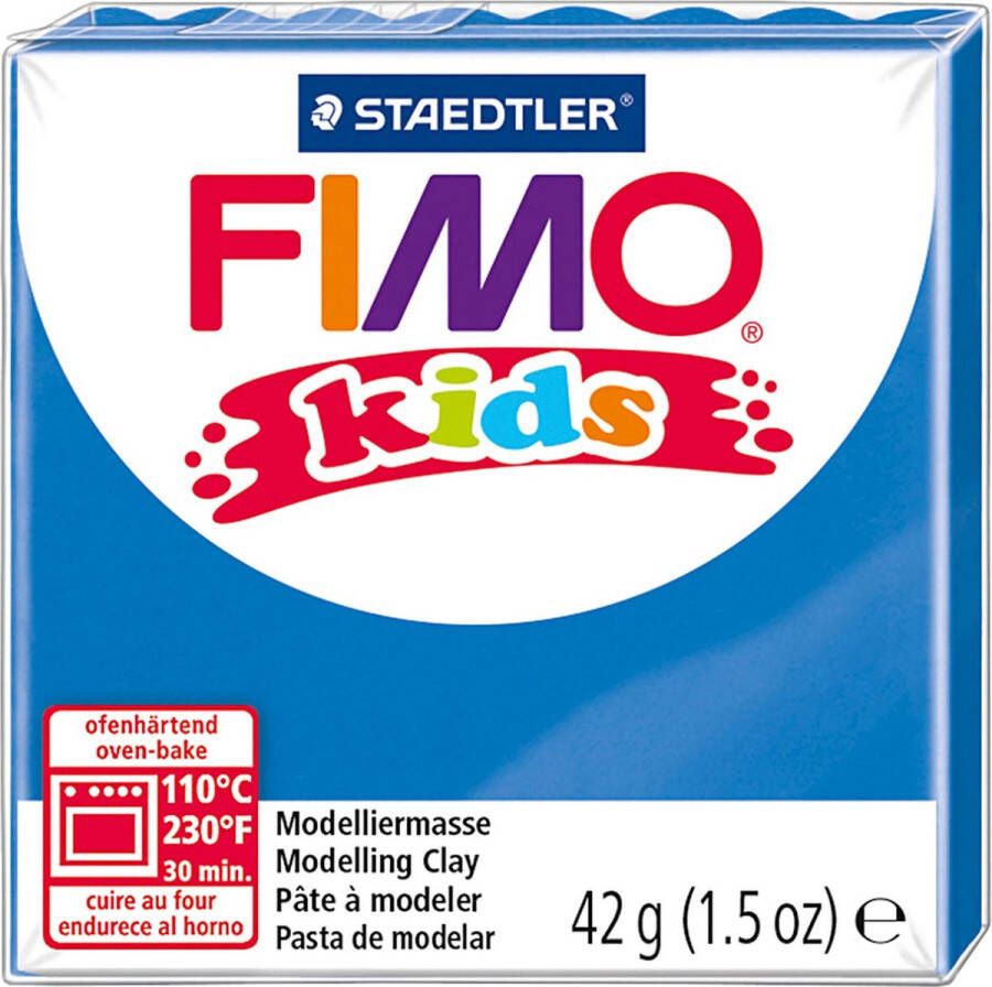 Staedtler Fimo Kids boetseerklei 42 gram blauw