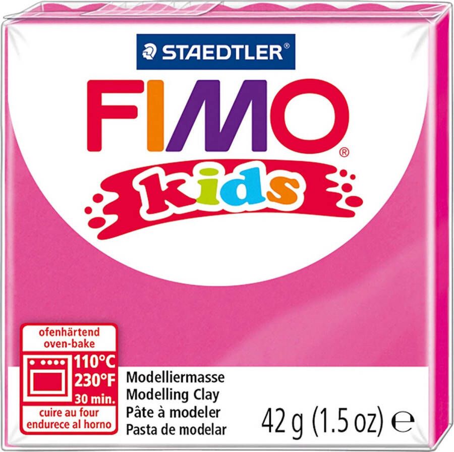 Staedtler Fimo Kids boetseerklei 42 gram roze